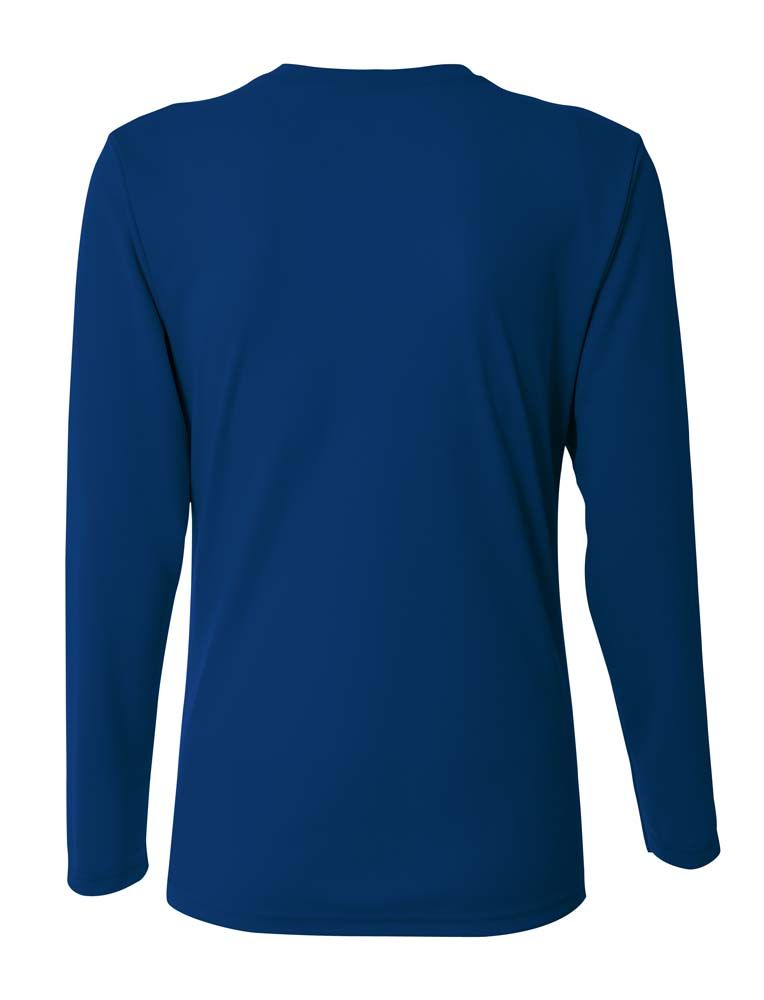 A4 NW3255 Ladies' Birds-Eye Mesh V-Neck T-Shirt