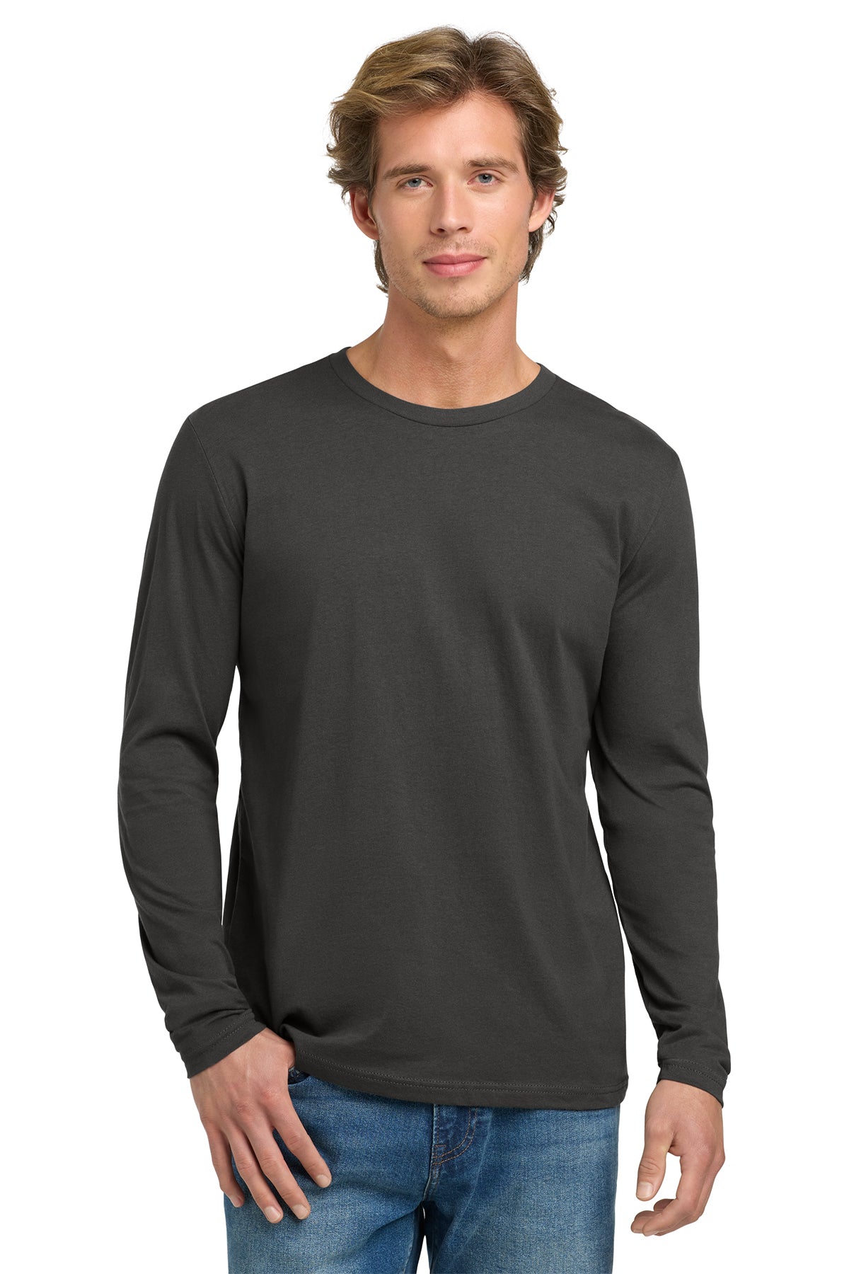 Next Level N3601 Cotton Long-Sleeve Crew