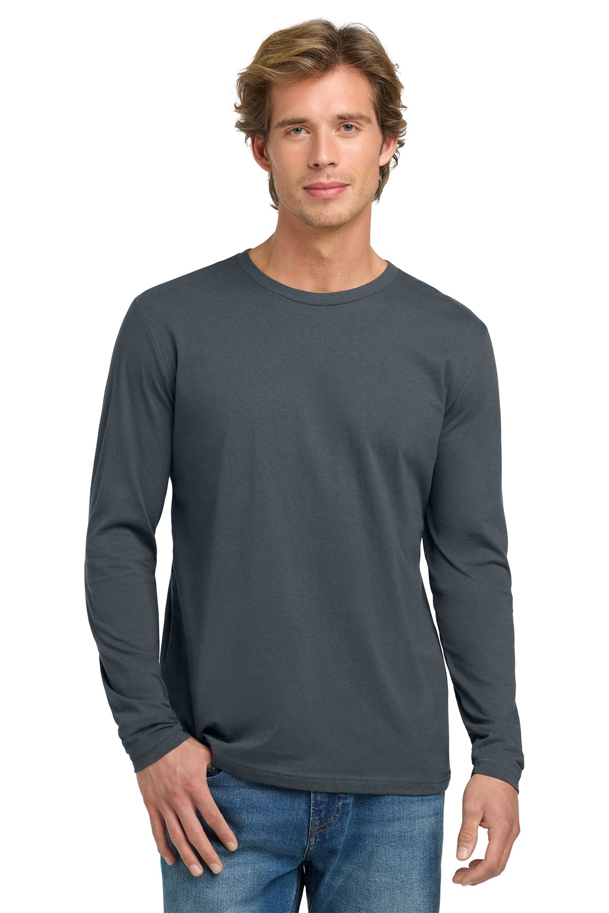 Next Level N3601 Cotton Long-Sleeve Crew