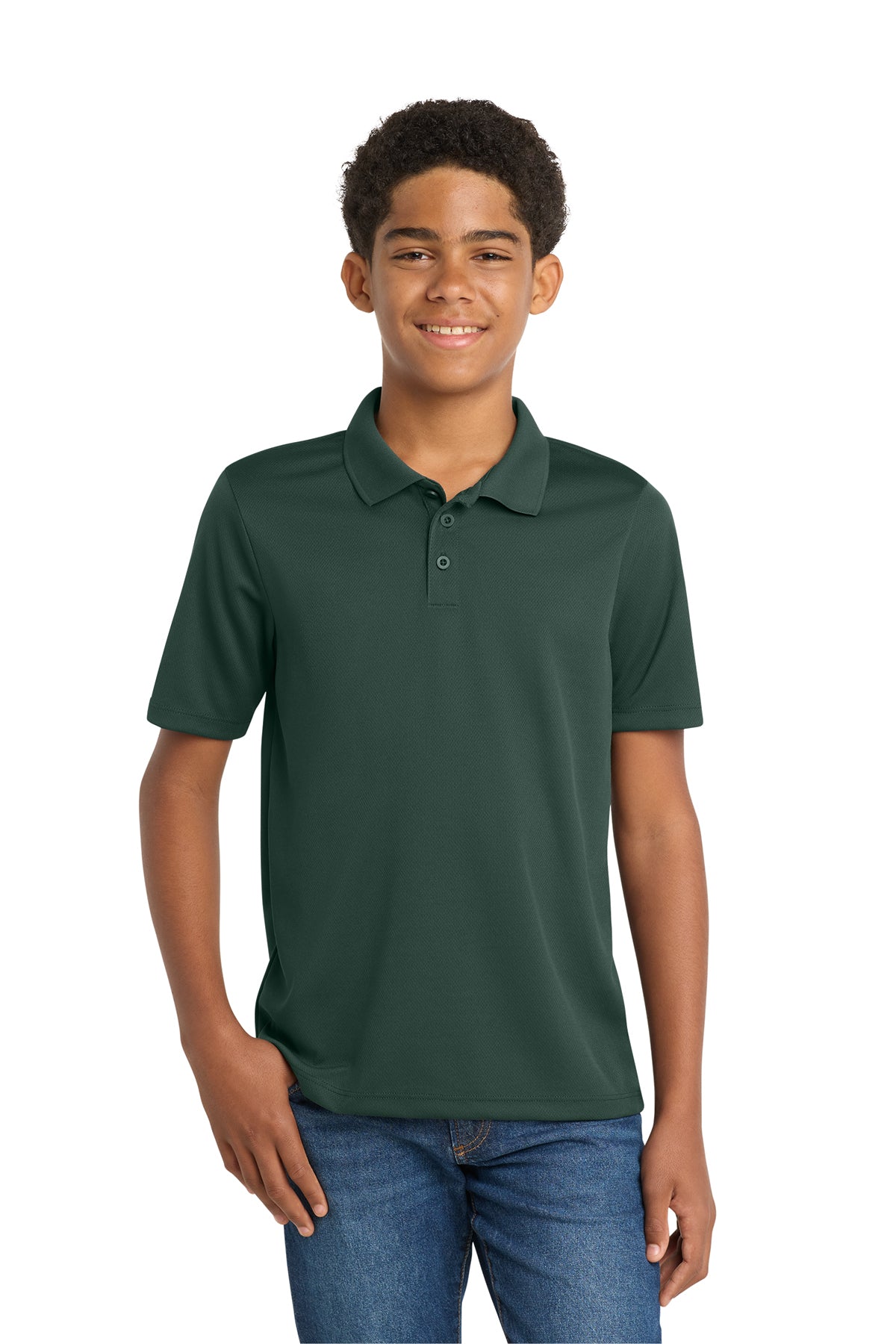 YST640 Sport-Tek® Youth PosiCharge® RacerMesh® Polo (Copy)