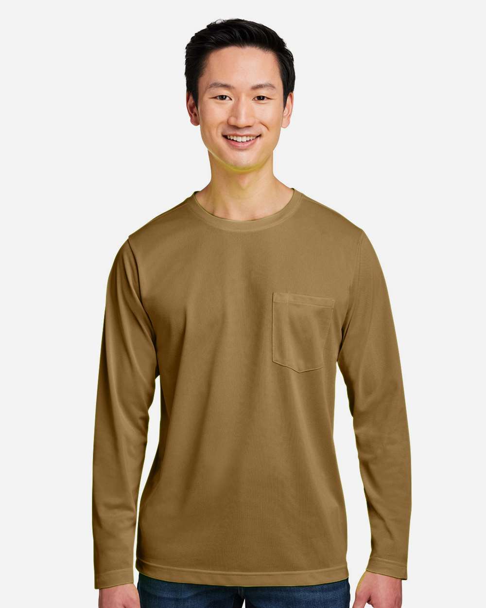 Harriton Unisex Charge Snag and Soil Protect Long Sleeve T-Shirt - M118L
