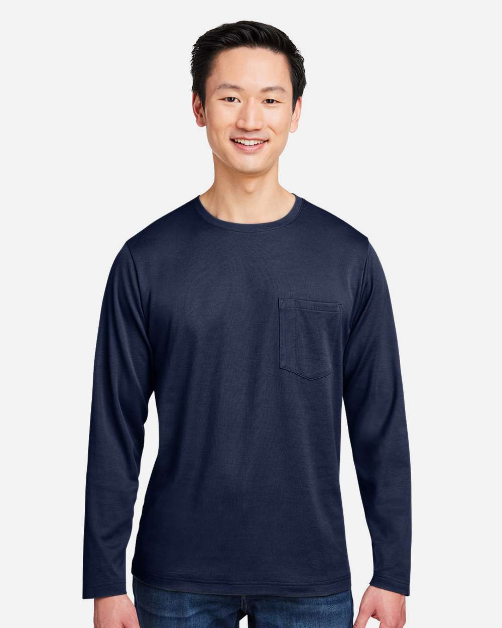 Harriton Unisex Charge Snag and Soil Protect Long Sleeve T-Shirt - M118L
