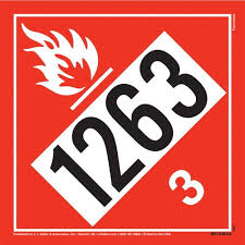 10.75" Square Hazmat Decal