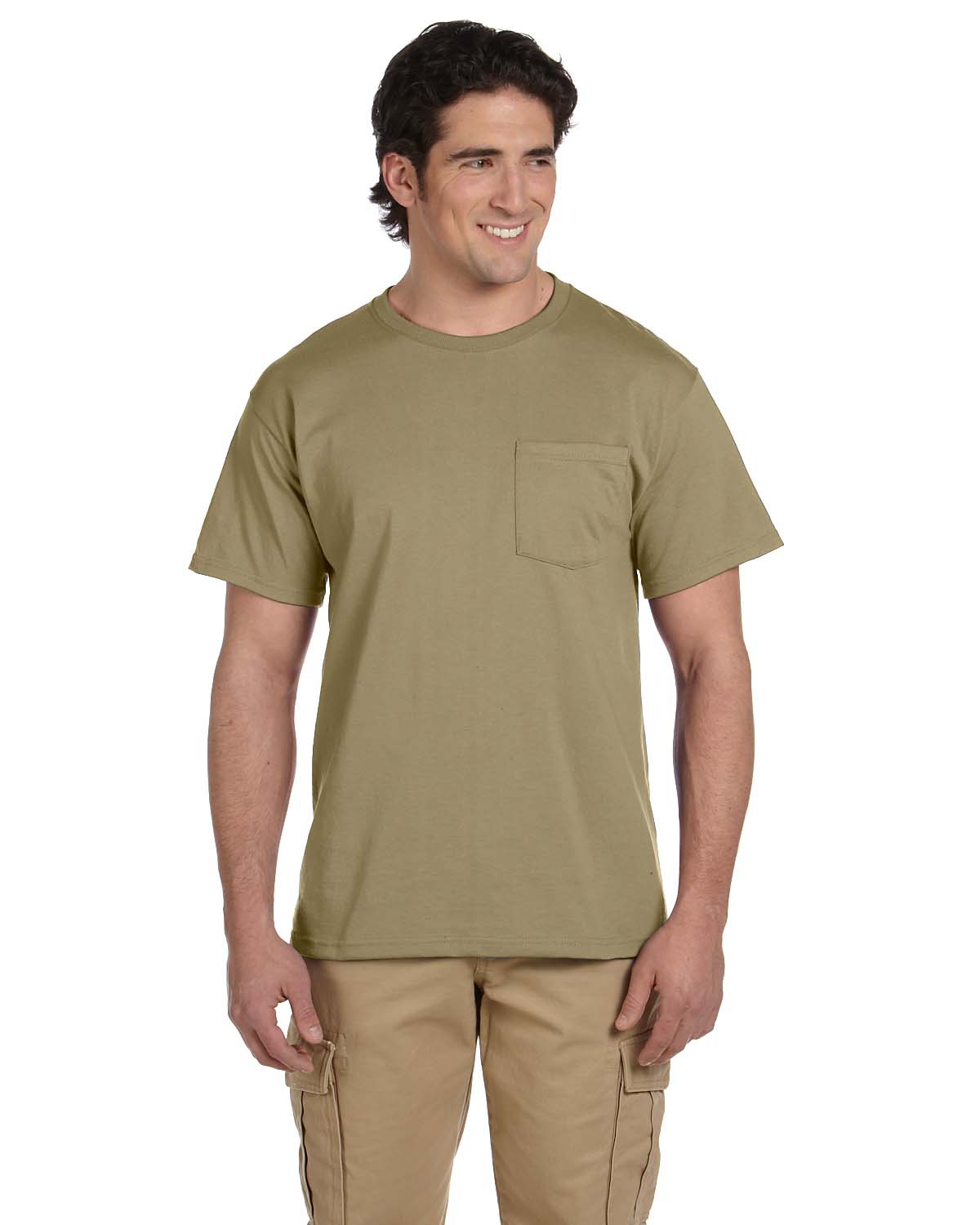 Jerzees 29P Dri-Power ® 50/50 Cotton/Poly Pocket T-Shirt