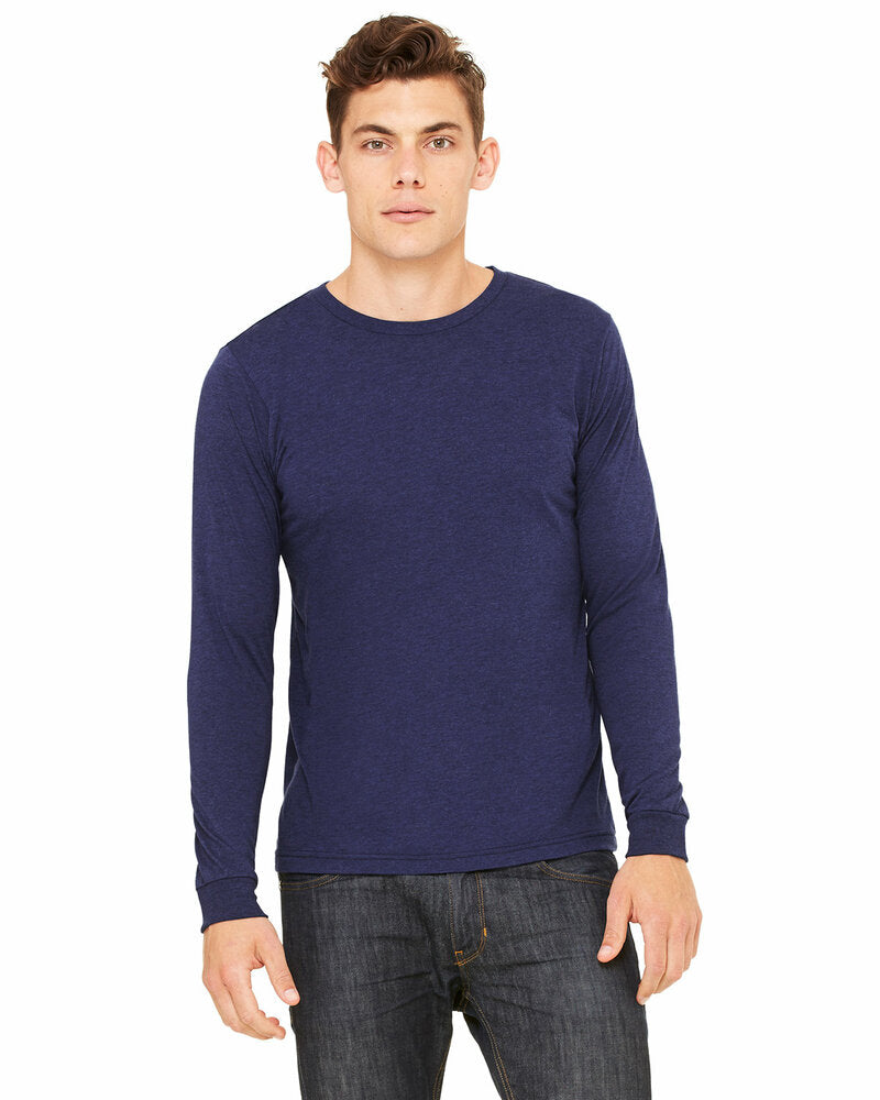 Bella + Canvas 3513 Unisex Triblend Long-Sleeve T-Shirt