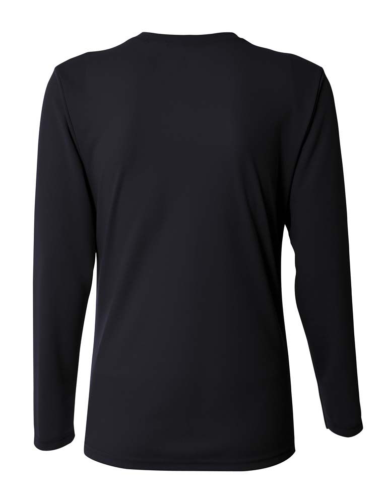 A4 NW3255 Ladies' Birds-Eye Mesh V-Neck T-Shirt