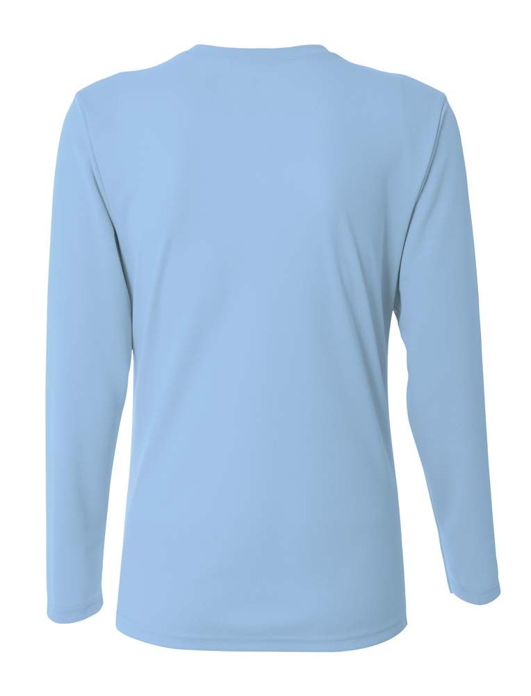 A4 NW3255 Ladies' Birds-Eye Mesh V-Neck T-Shirt