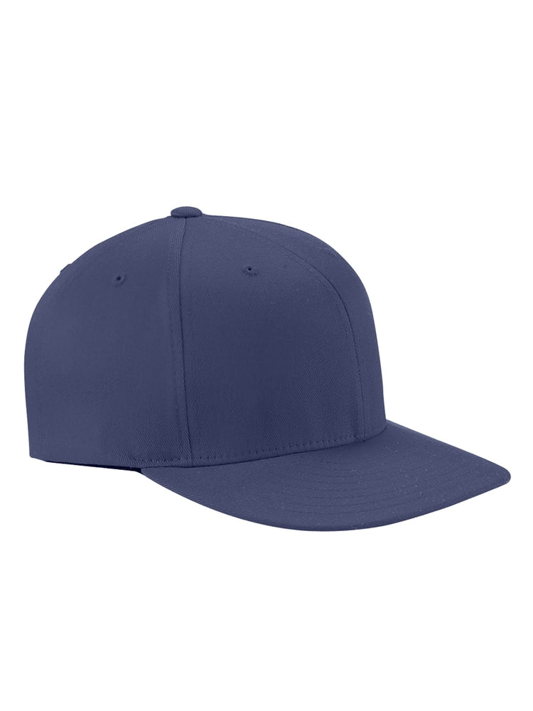 Flexfit 6297F Adult Wooly Twill Pro Baseball On-Field Shape Cap with Flat Bill