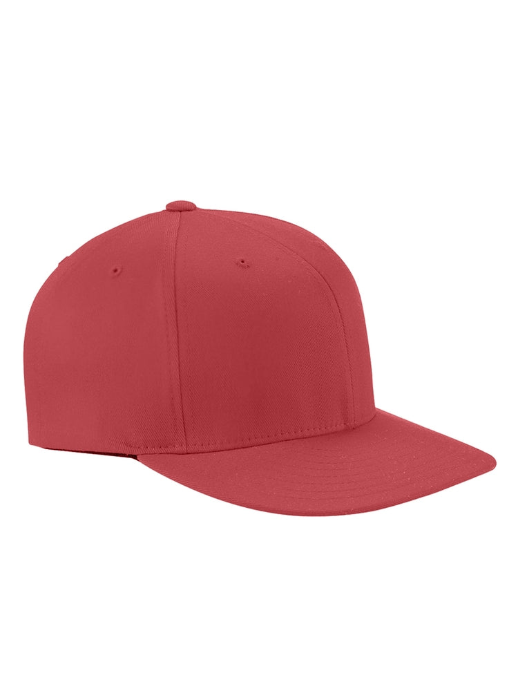 Flexfit 6297F Adult Wooly Twill Pro Baseball On-Field Shape Cap with Flat Bill