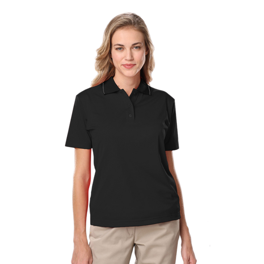 Tipped Polos BG6301 Ladies' s Striped Trim Value Polo