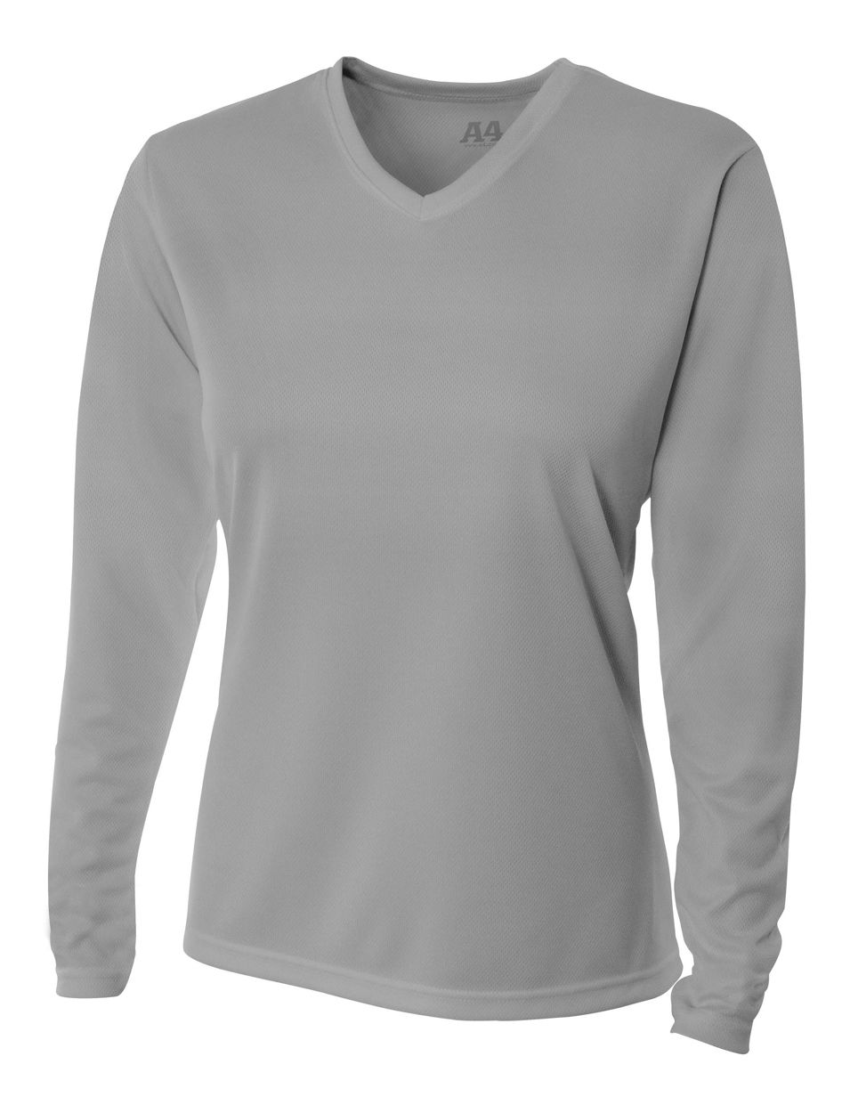 A4 NW3255 Ladies' Birds-Eye Mesh V-Neck T-Shirt