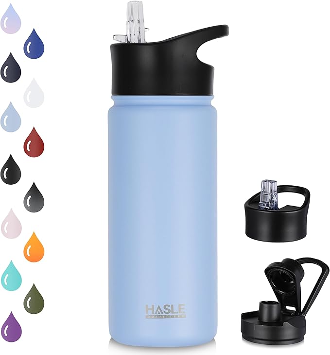 Insulated Water Bottle 16 oz Double Wall Vacuum Stainless Steel Water Bottle with UV Imprint