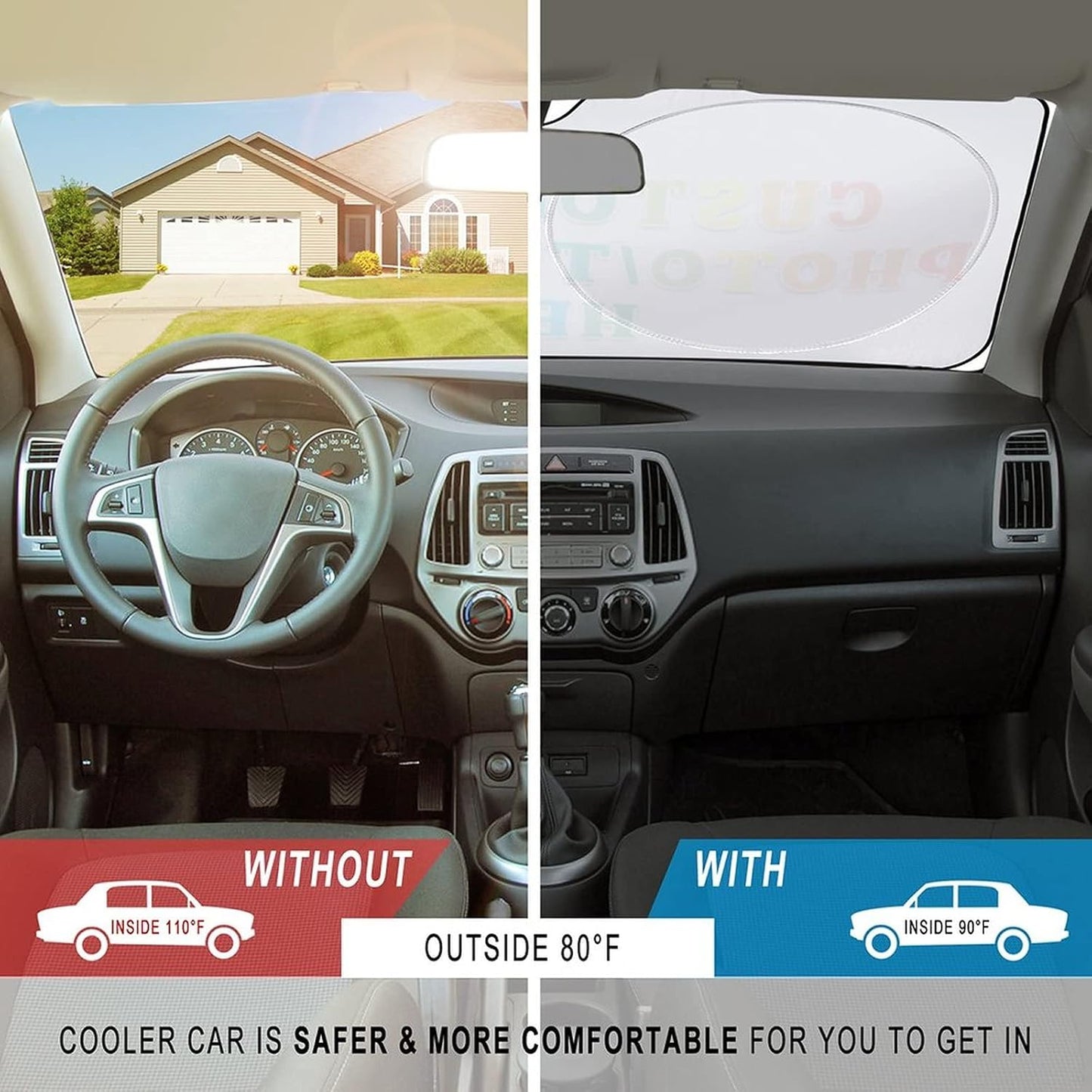 Windshield Sunshade, 59''x28.5''