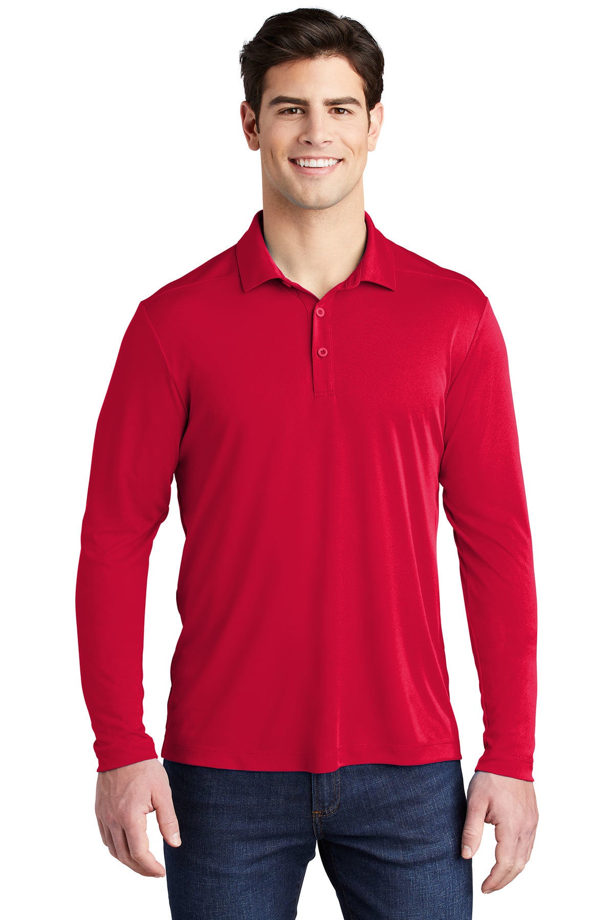 Sport-Tek ST520LS Posi-UV ™ Pro Long Sleeve Polo