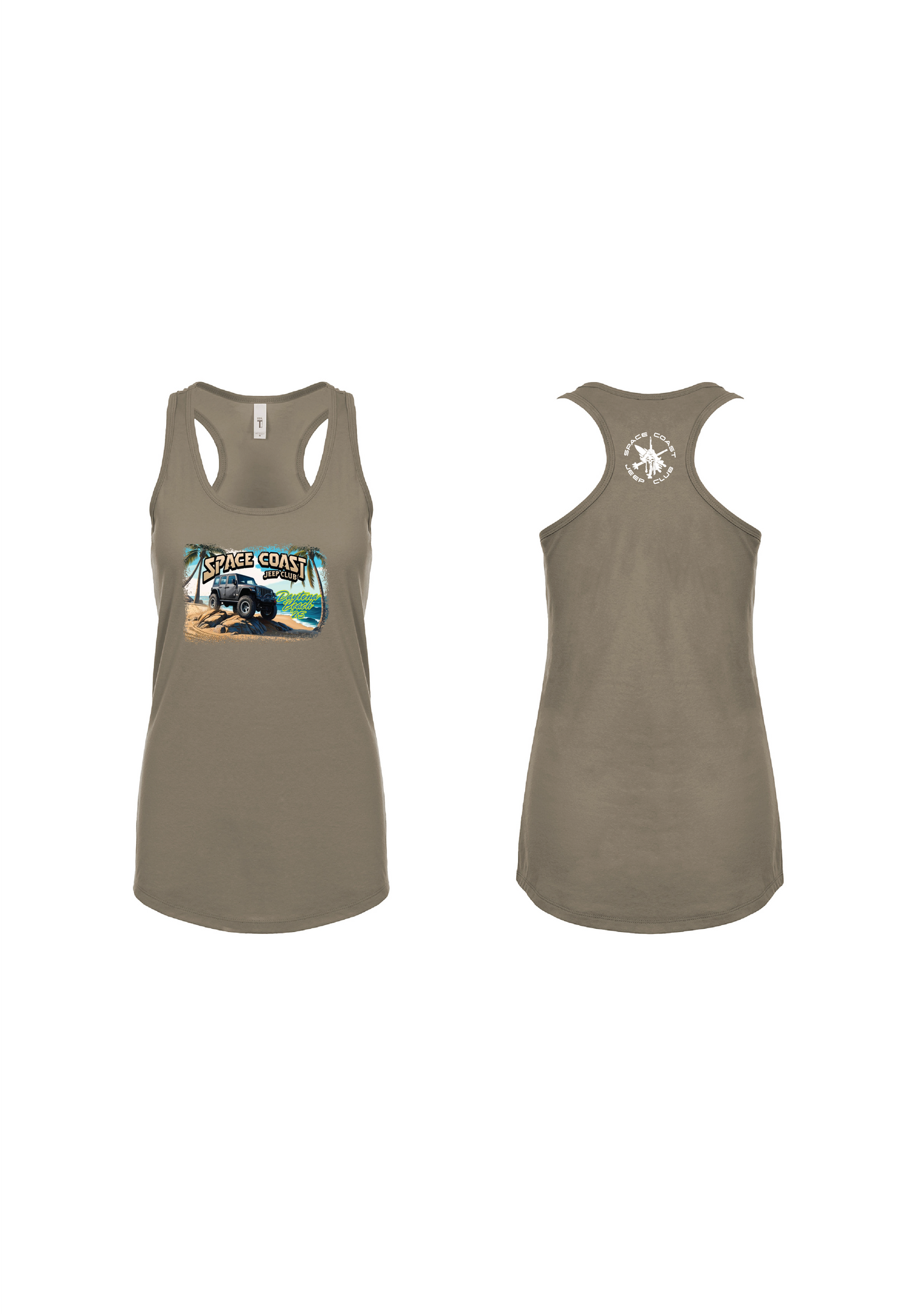 SCJC Green Font n1533 Next Level Apparel Ladies' Ideal Racerback Tank