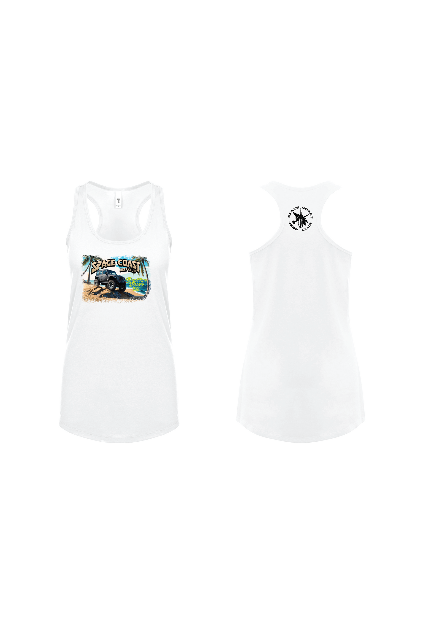SCJC Green Font n1533 Next Level Apparel Ladies' Ideal Racerback Tank
