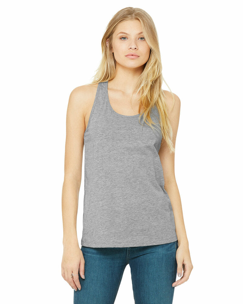 Bella + Canvas B6008 Women's Jersey Racerback Tank