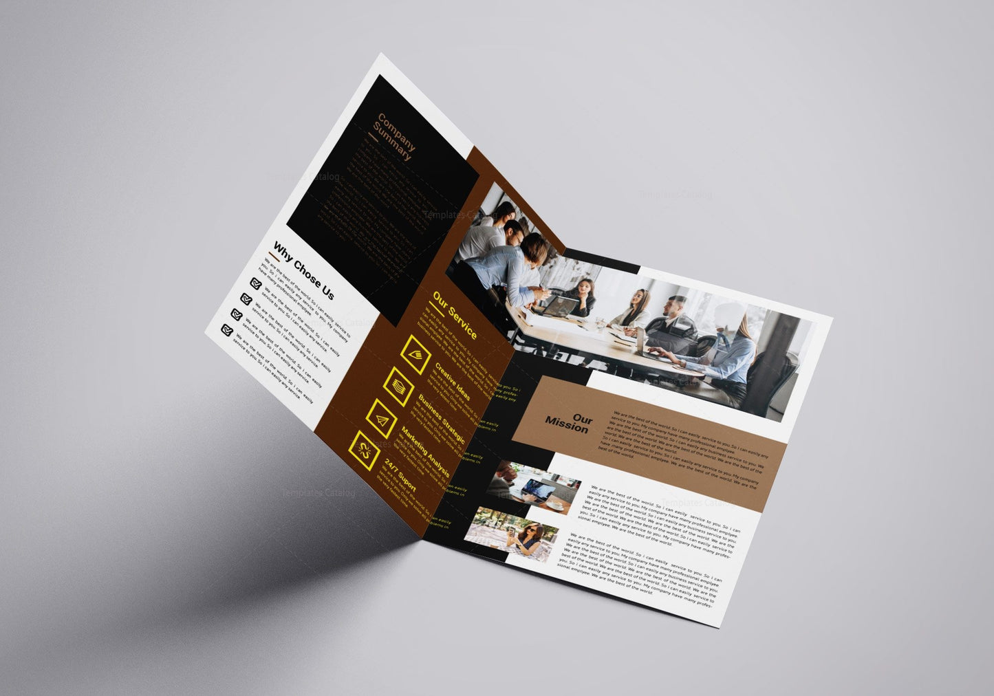 4" x 8.5" Half Fold Brochures with AQ