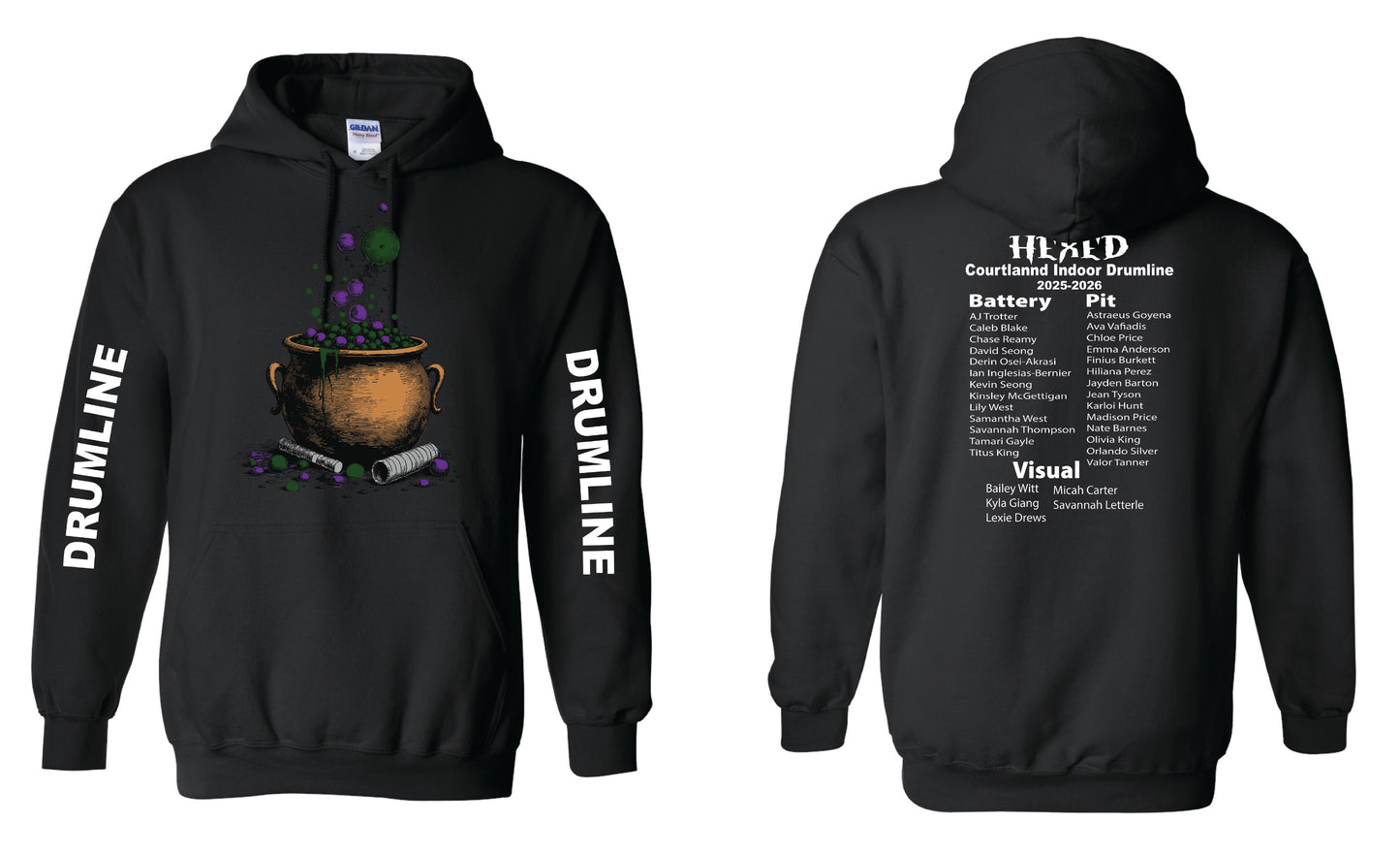 18500 Gildan® Heavy Blend™ Hooded Sweatshirt (HEXED)