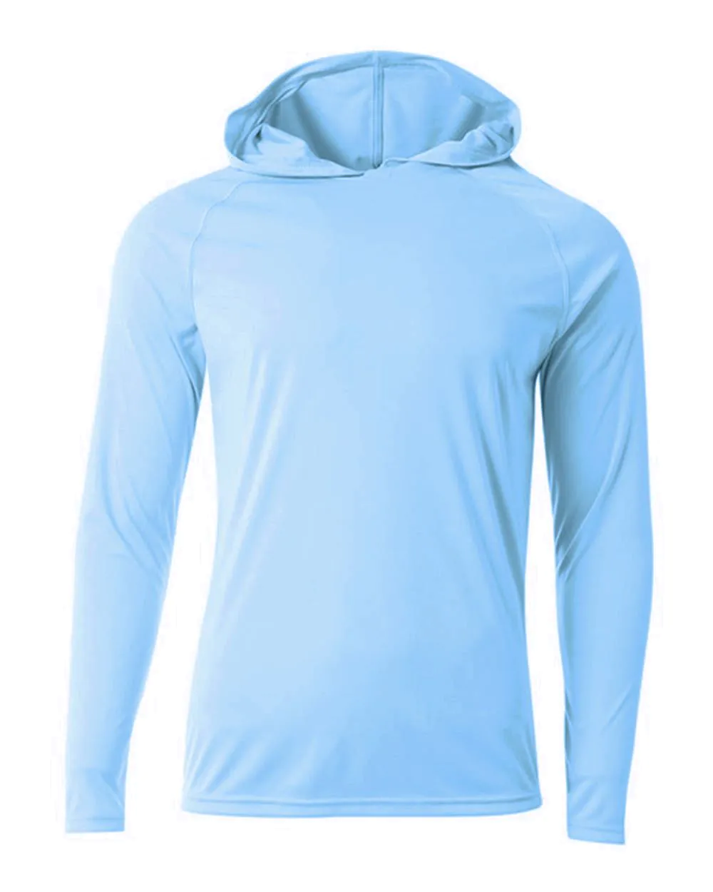 A4 N3409 Cooling LS Hooded T-Shirt