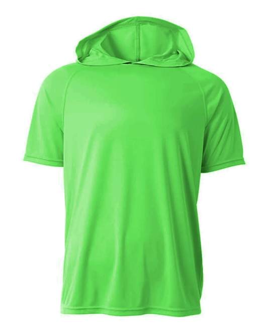 A4 N3408 Cooling Performance Short Sleeve Hooded Tee
