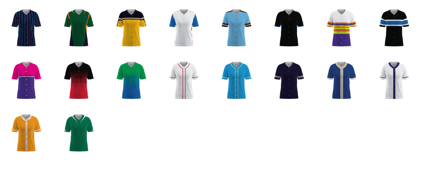 Short Sleeve Faux Button Jersey AE123W (Full Custom Design)