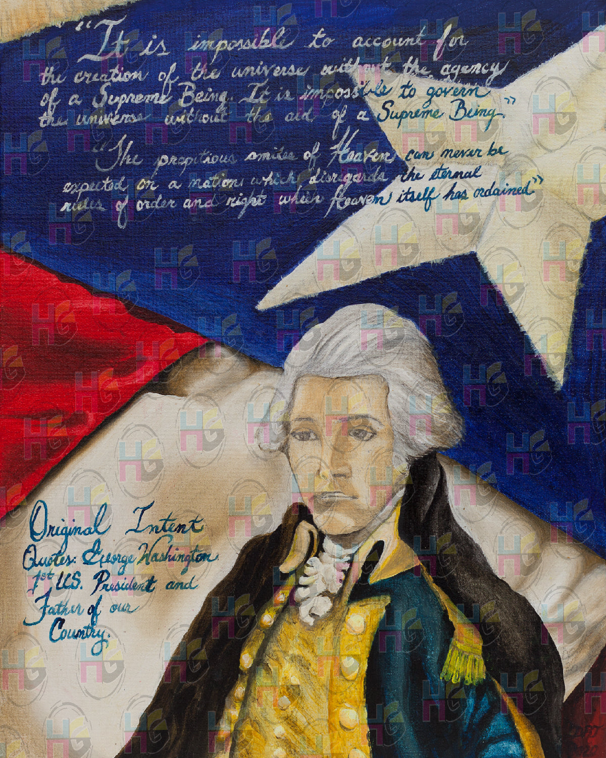 It Is Impossible Stretched Canvas - Patriot