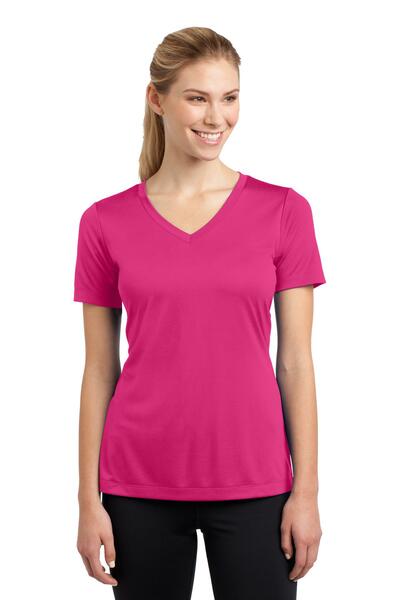 Sport-Tek LST353 Ladies PosiCharge ® Competitor™ V-Neck Tee
