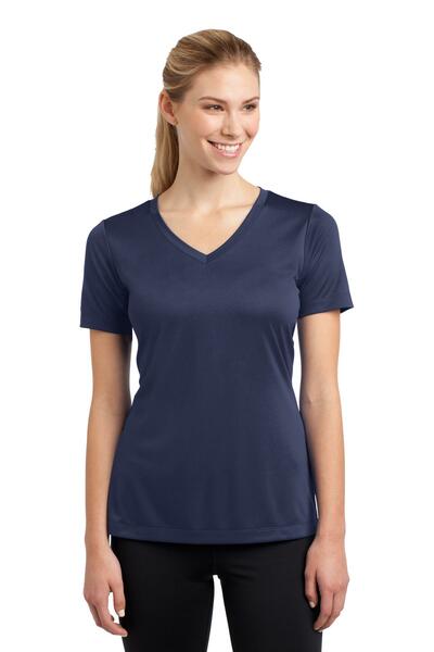 Sport-Tek LST353 Ladies PosiCharge ® Competitor™ V-Neck Tee