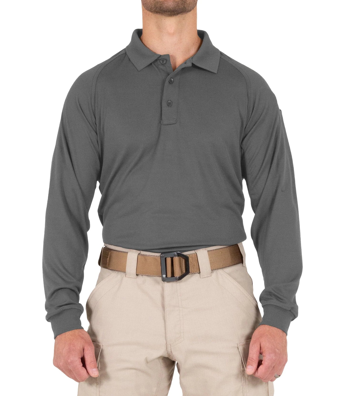 Men's Performance Long Sleeve Polo , First Tactical Style : 111503