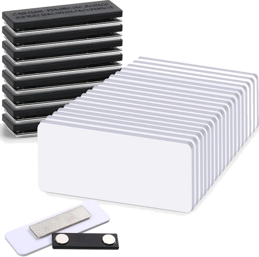 Name Tag with Magnetic Backing