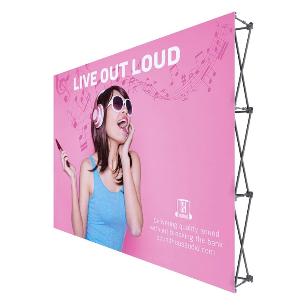 ONE CHOICE® 8 ft. Fabric Pop Up Display