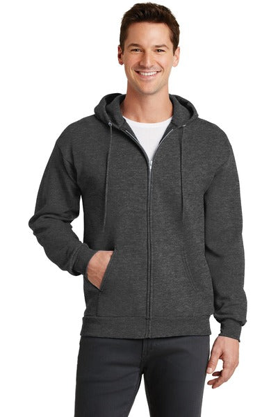 Port & Company PC78ZH Core Fleece Full-Zip Hooded Sweatshirt Colors #2