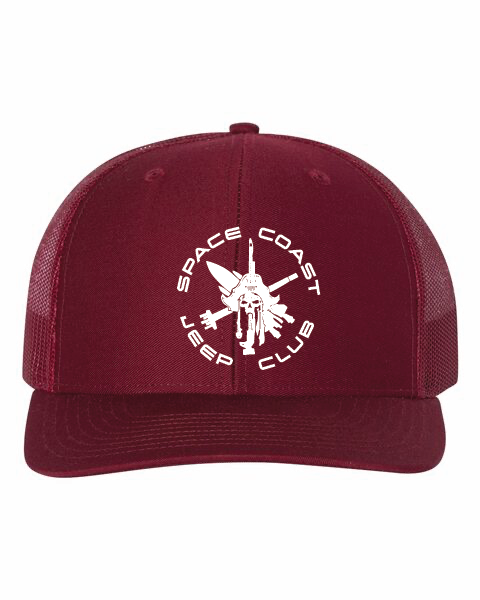 SCJC Richardson 112 Trucker Hat WHITE LOGO