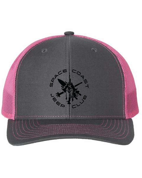 SCJC Richardson 112 Trucker Hat BLACK LOGO