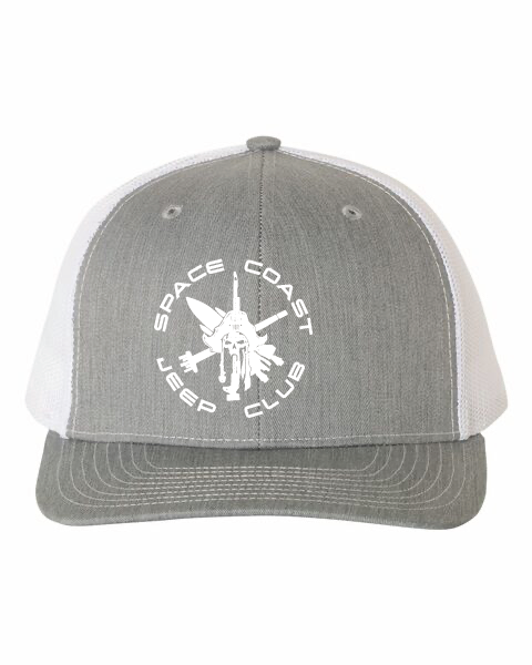 SCJC Richardson 112 Trucker Hat WHITE LOGO