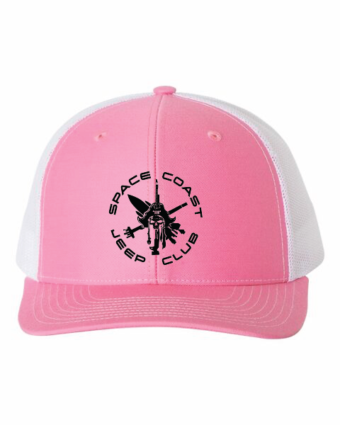 SCJC Richardson 112 Trucker Hat BLACK LOGO