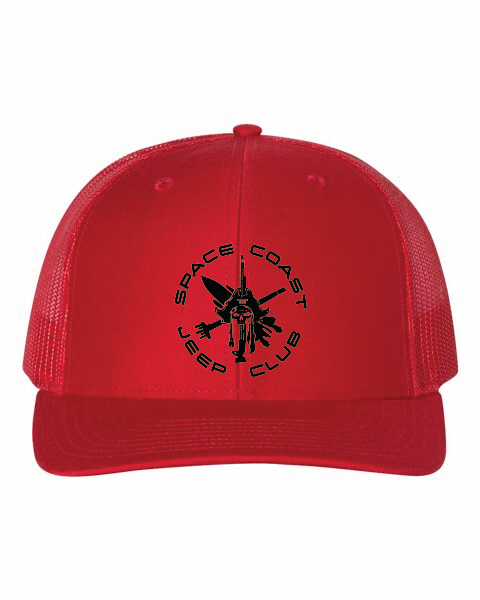 SCJC Richardson 112 Trucker Hat BLACK LOGO