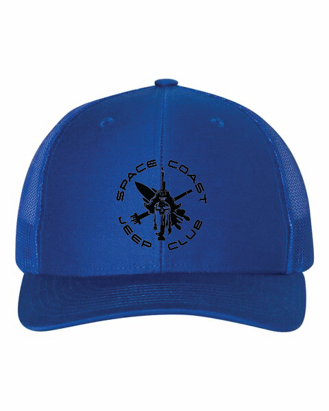 SCJC Richardson 112 Trucker Hat BLACK LOGO