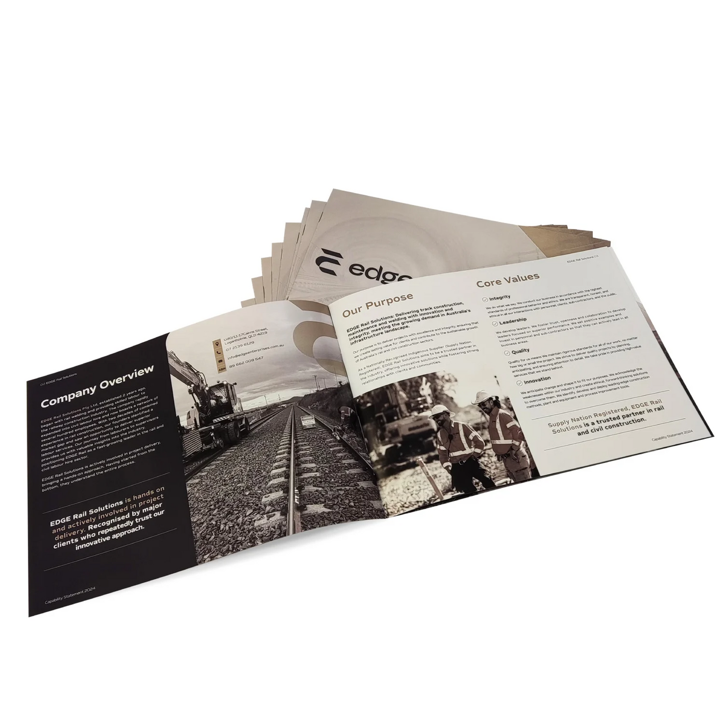 Pocket Booklet - 100# Gloss Text - 28pages (Copy)