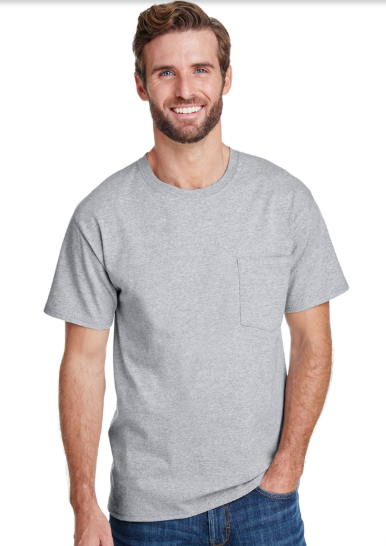 Hanes W110 Adult Workwear Pocket T-Shirt