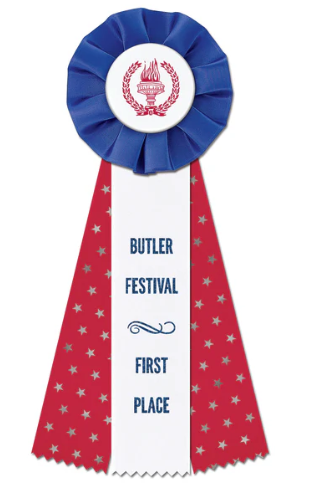 Red, White and Blue Award Ribbon 15 Count