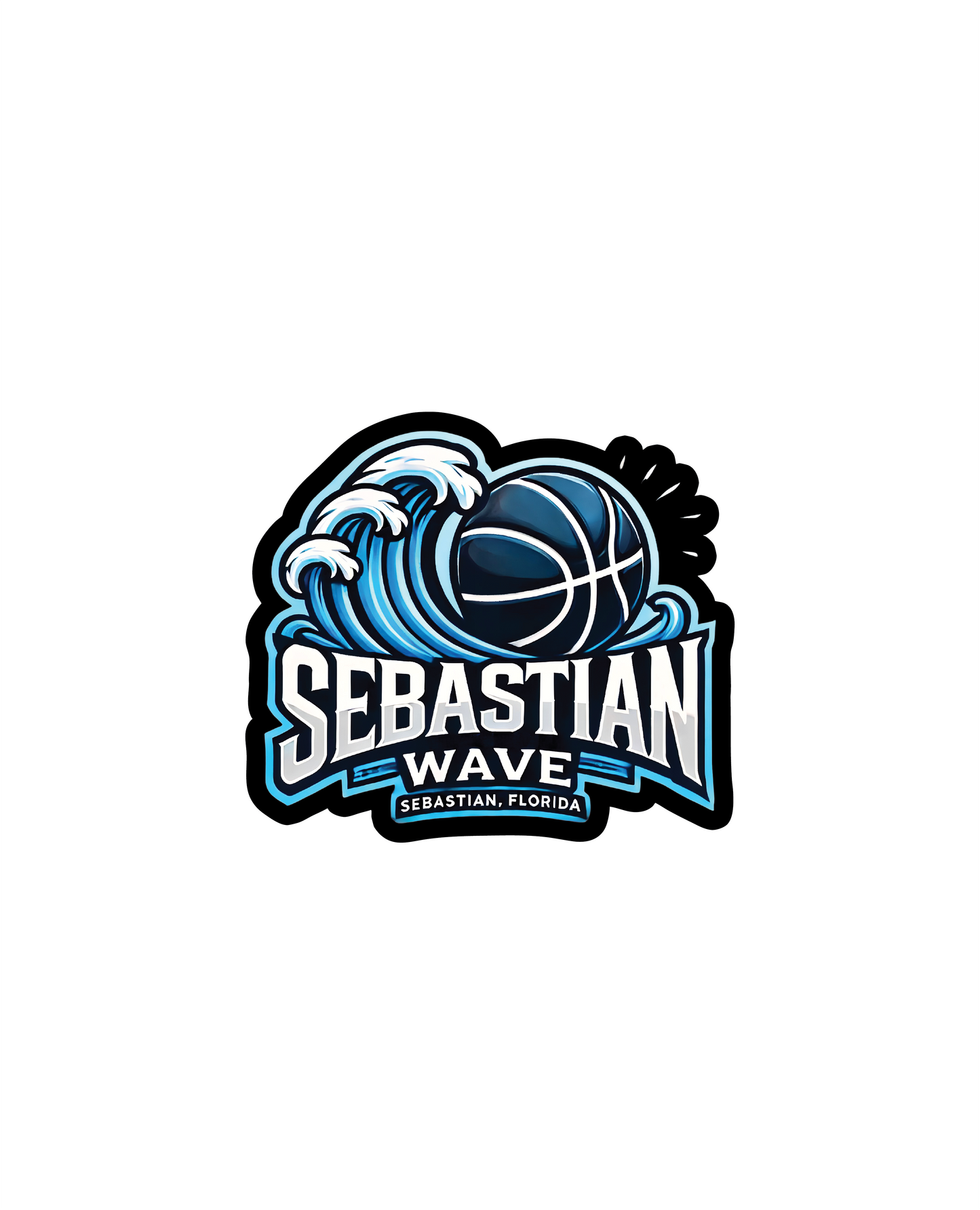 Sebastian Wave 3" Sticker