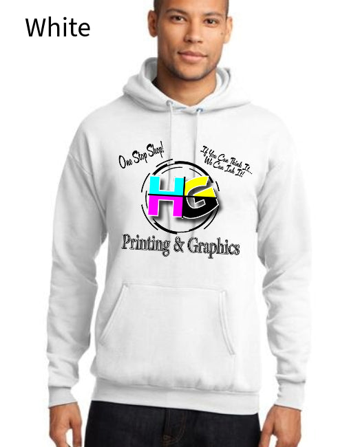 Port & Company PC78H Core Fleece Pullover Hooded Sweatshirt Colors #1