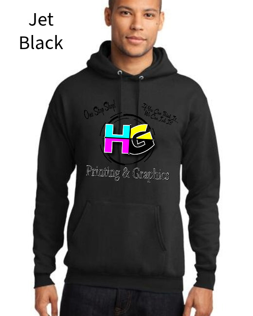 Port & Company PC78H Core Fleece Pullover Hooded Sweatshirt Colors #1