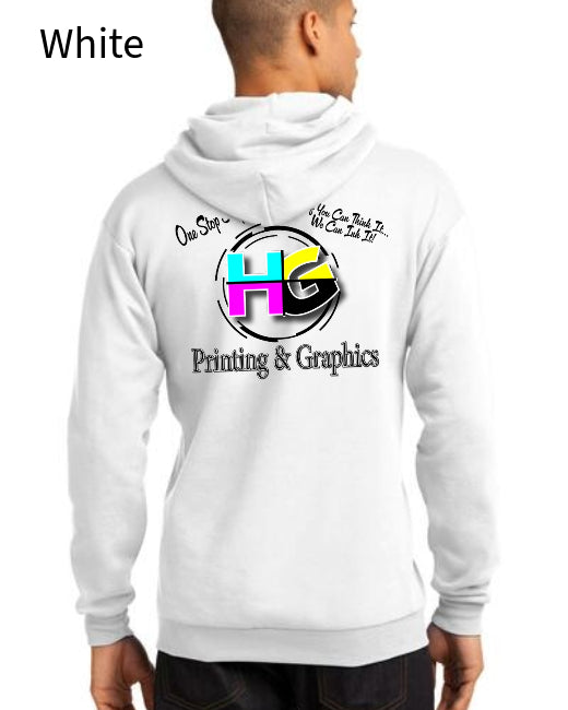 Port & Company PC78H Core Fleece Pullover Hooded Sweatshirt Colors #1