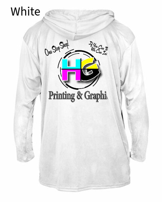 Badger 4105 - Adult B-Core Long-Sleeve Performance Hooded Tee