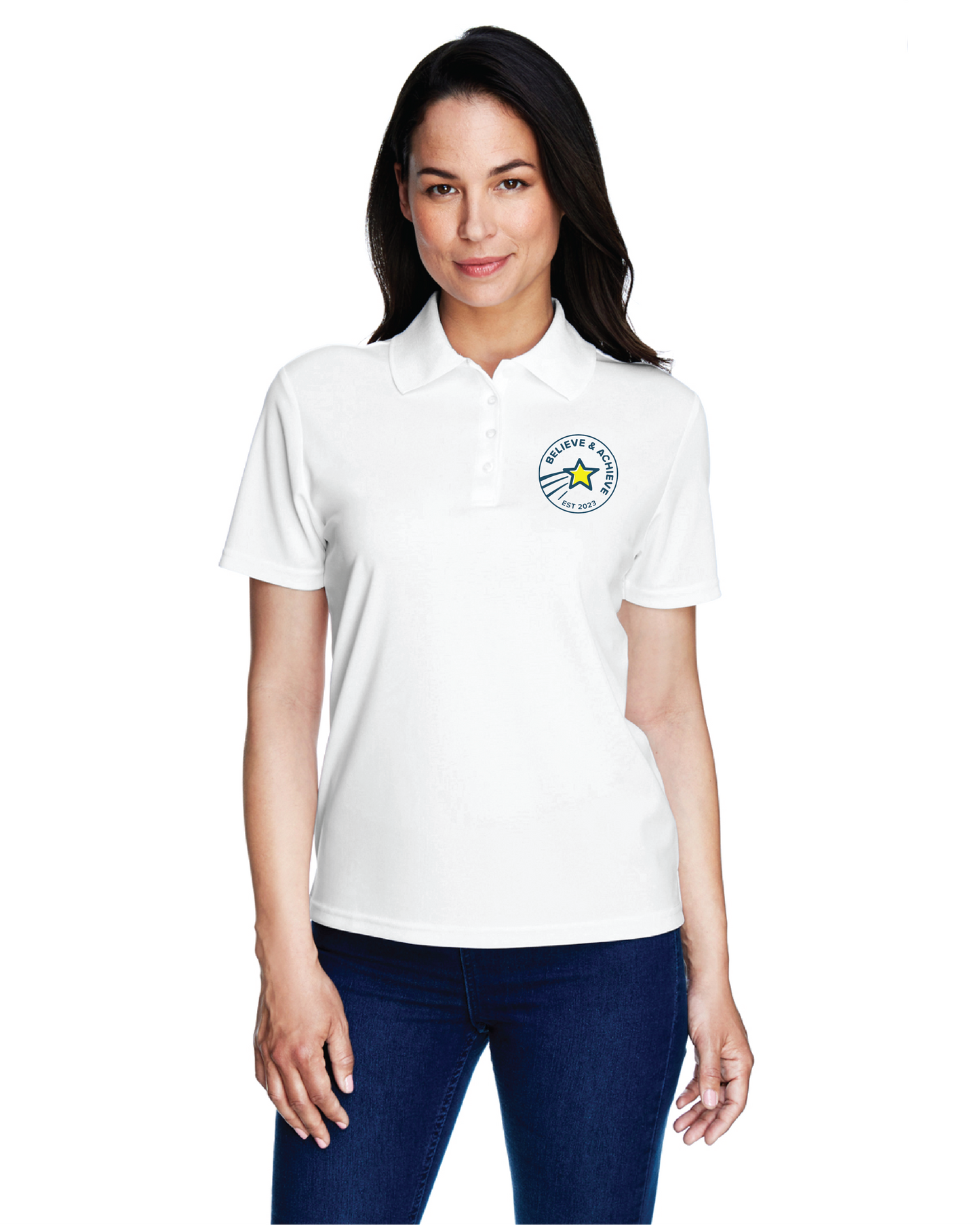 Believe & Achieve Women's Polo (IQR)