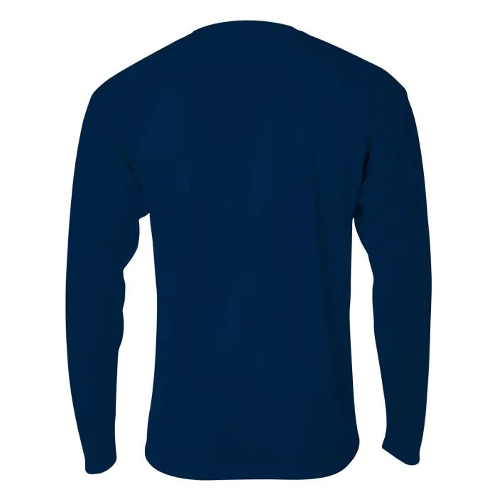 A4 N3253 Men's Long Sleeve Crew Birds Eye Mesh Tee