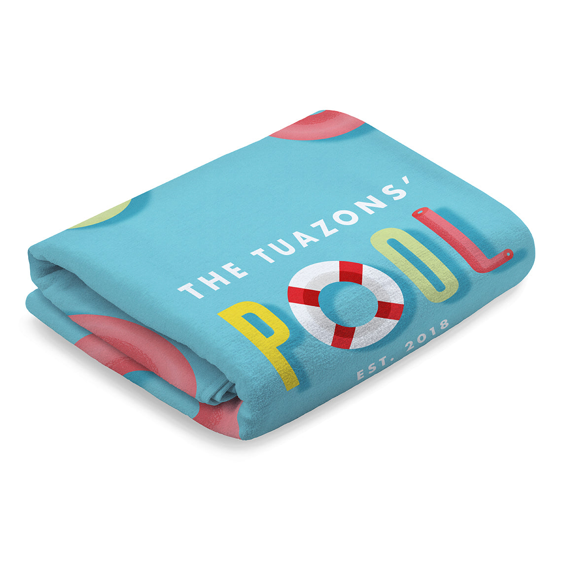 Personalized Cotton Beach Towel (BULK ORDERING) minimum 20ct.
